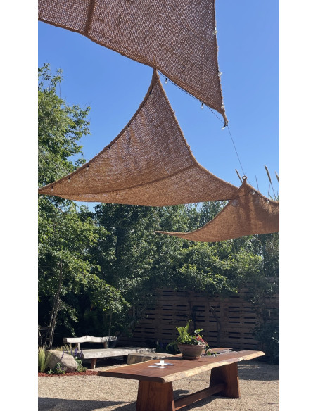 Coco Voile Triangle renforcée 60%  350 cm x 350 cm x 350 cm