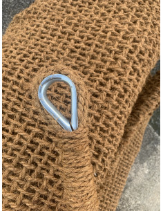 Toldo Coco Cuadrado 3 x 3 mt con 4 enganches listo para colgar 2