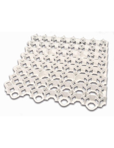 Placa estabilizadora gravillas Blanca 50x50x4cm