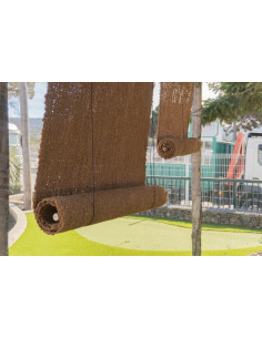 Persiana Coco enrrollable  100% sombra      150 cm ancho x 2,4 mt largo