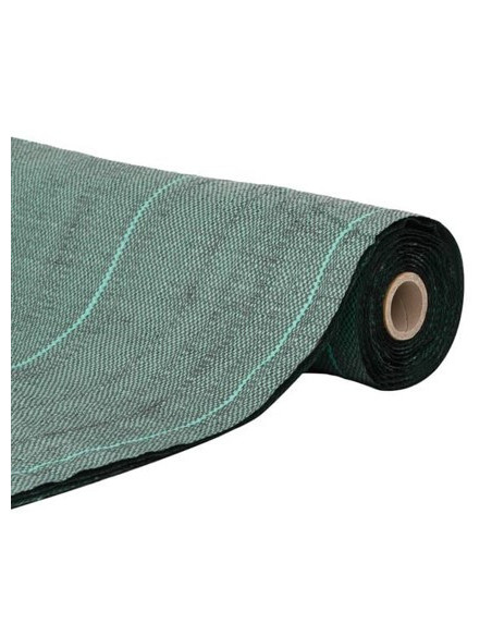 Toile Paillage Vert rouleau  200 cm x 100 mt  - 100 gr/m2 (200m2 )