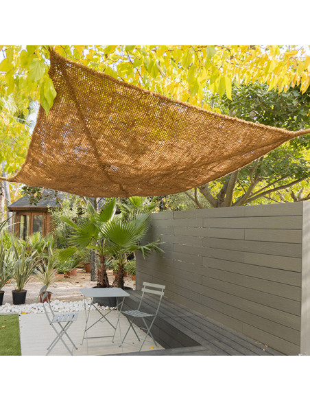 Coco Voile Rectangulaire renforcée 60%  400 cm x 300 cm