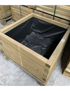 Jardinera madera cuadrada 45x45x34cm 2