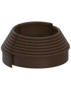 Perfil plástico reciclado Marrón 11cm x 10 metros