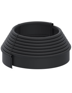 Perfil plástico reciclado Negro 11cm x 10 metros